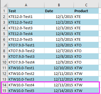 doc auto color alternating row 2