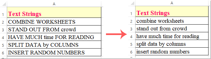 doc change to lowercase 14