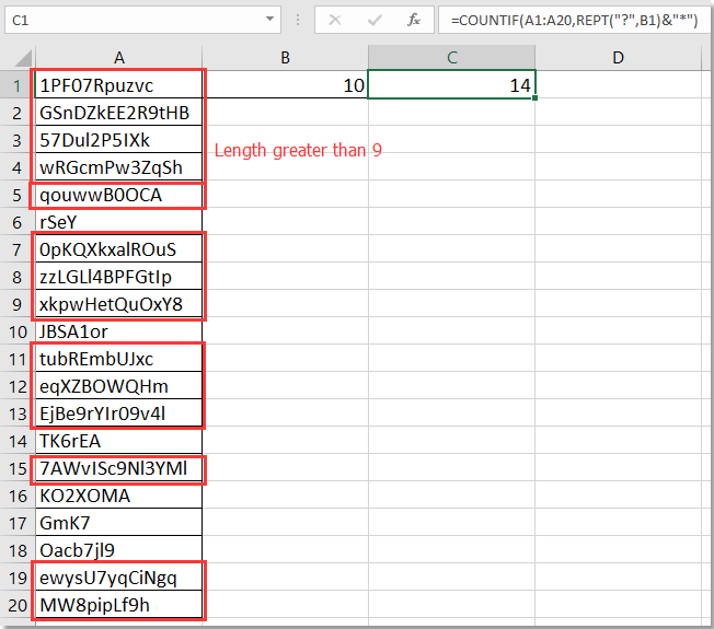 doc count by length 7