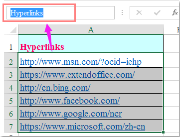 doc drop down list hyperlinks 2