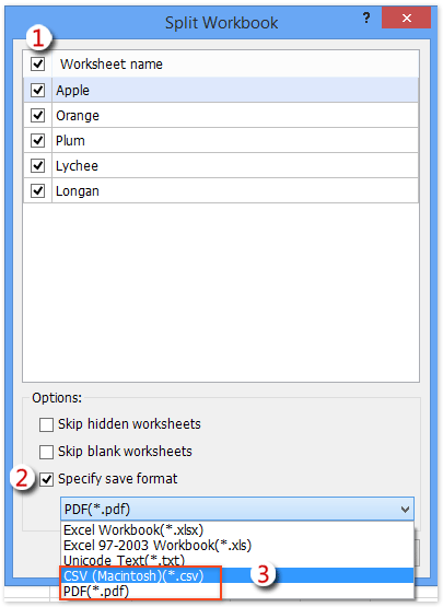 doc each sheet to csv 8