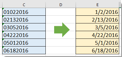 doc enter dates without slash 1