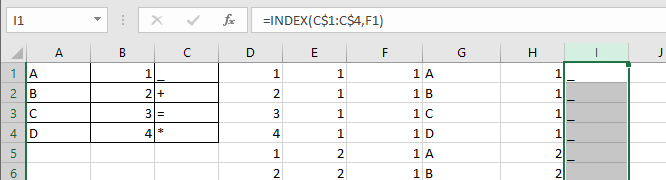 doc generate unique combination 12