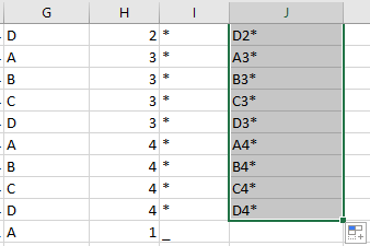 doc generate unique combination 14