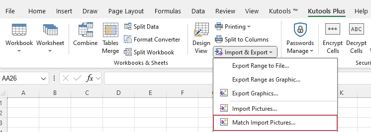 Open Match Import Pictures