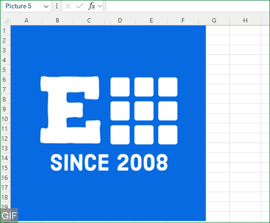 Convert a floating picture into a cell picture
