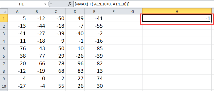 doc largest negative 2