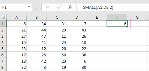 doc return second hightest value 3