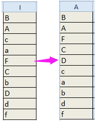 doc sort by case sensitive 1