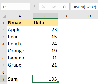 doc sum numbers with units 7