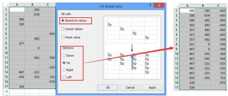 ad fill blank cells 4