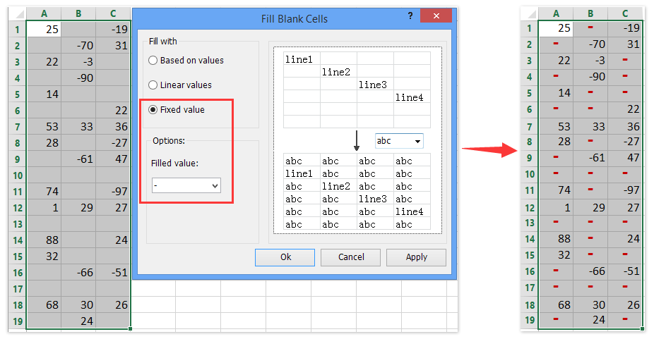 ad fill blank cells 5