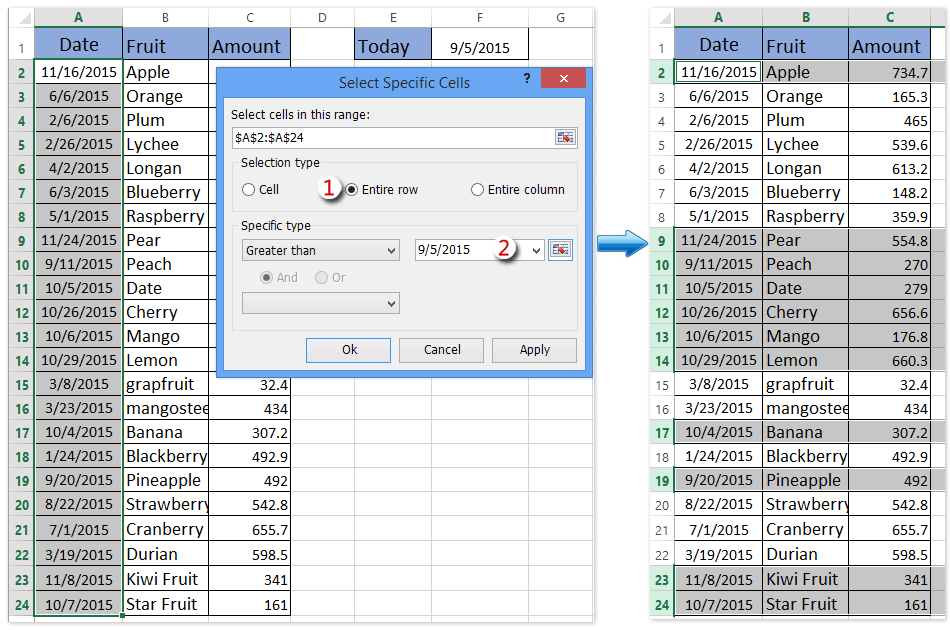 module select special cells 3