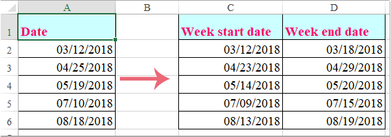 doc week start date 1