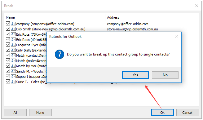 doc export distribution list to excel 11