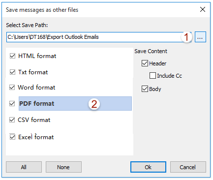 doc export bulk selected emails 02