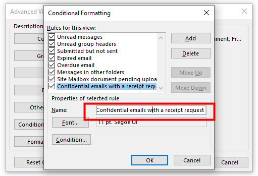 doc highlight confidential emails with receipt request 05