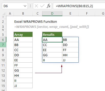 doc wraprows function 1