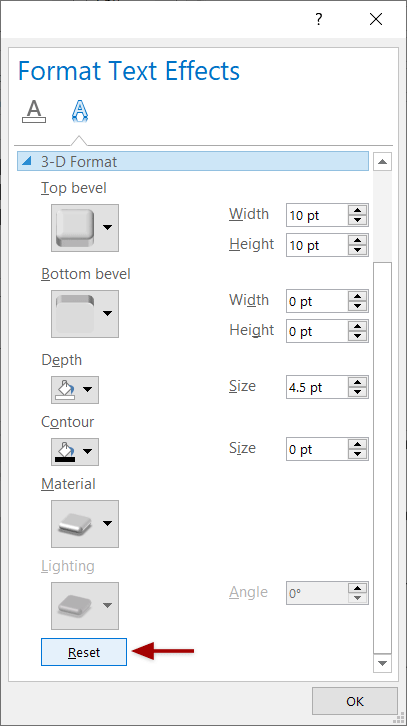 aglow for selected text in message body