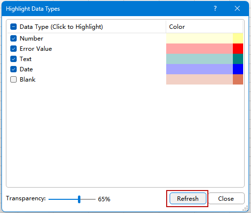 Refresh highlights after data changes