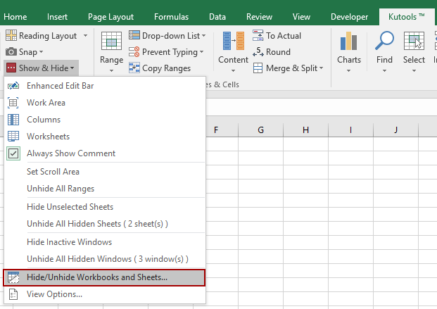 Quickly Hide Or Unhide Workbooks And Sheets Worksheets In Excel 0 Hot Sex Picture 6557