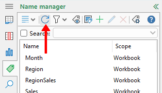 Refresh the name list