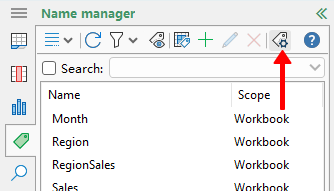 Open Excel Name Manager