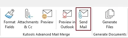 open the send mail dialog