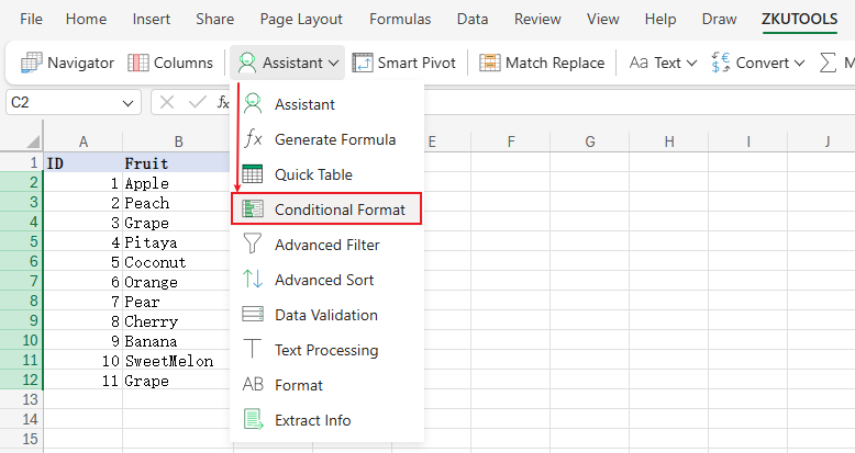 select-conditional-format