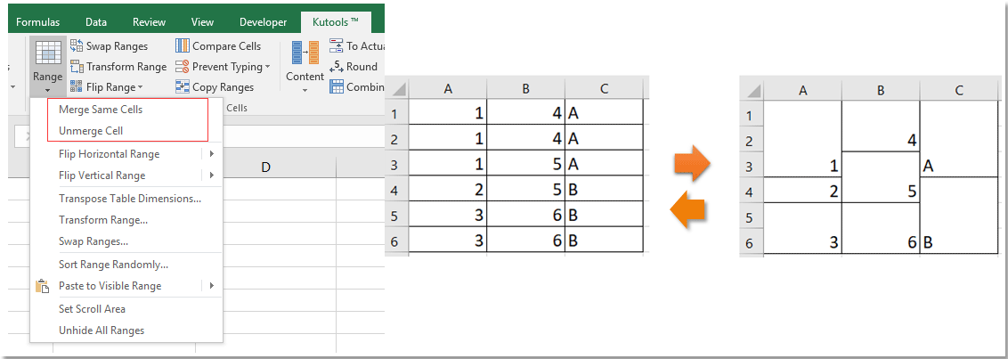 How To Merge Cells Without Centering The Contents In Excel 8312