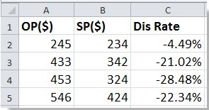 How To Calculate Discount Rate Or Price In Excel