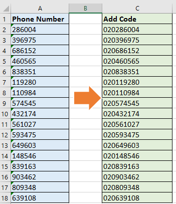 doc landcode netnummer toevoegen 1