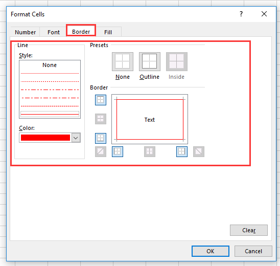 doc aggiungi bordo in base alla formattazione condizionale 4