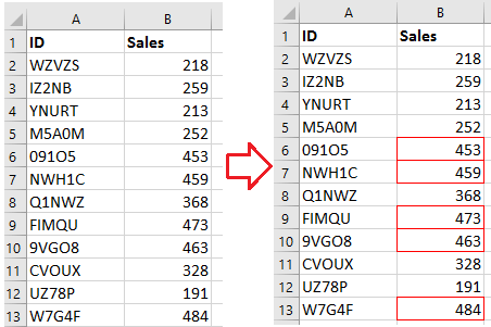 doc dodaj obramowanie przez formatowanie warunkowe 5