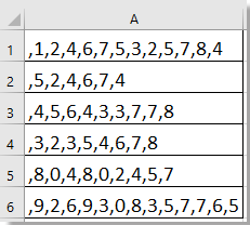 doc ajouter une virgule entre le numéro 5