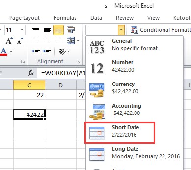 How to add days to date or excluding weekends and holidays in Excel?