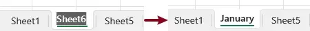 a screenshot showing how to modify the sheet name