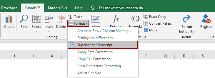 doc superscript subscript to ribbon 7