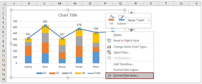 select data in mac excel for chart