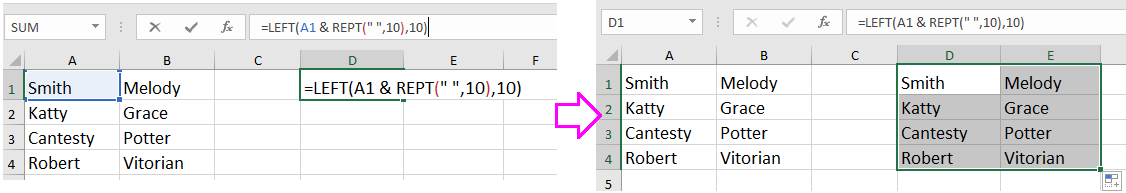 doc add trailing space 2