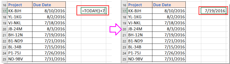 document nadert op tijd 6