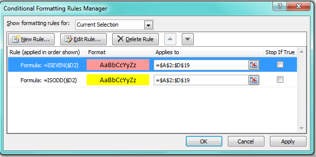 How To Alternate Row Color Based On Group In Excel 