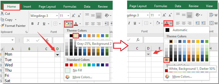 doc always show data validation arrow 5