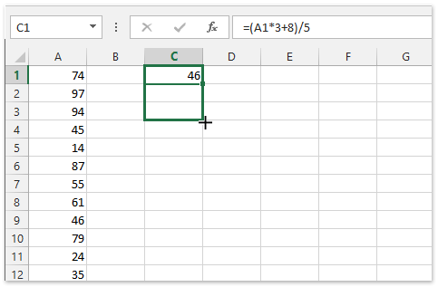 How to apply a formula to an entire column in Excel 5 tricks