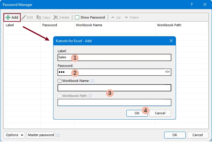 How to Autofill Password When Opening Excel File (2 Methods)