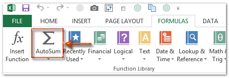 excel for mac autosum insert rows