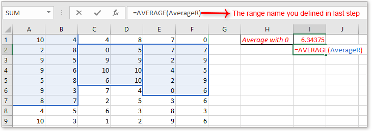 doc average data in noncontiguous ranges 6