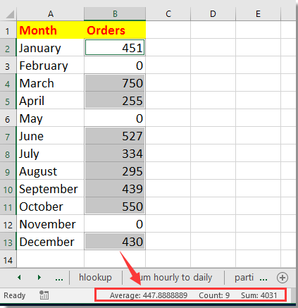 doc select specific cells 3