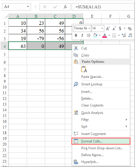 how-to-display-blank-if-sum-is-zero-in-excel