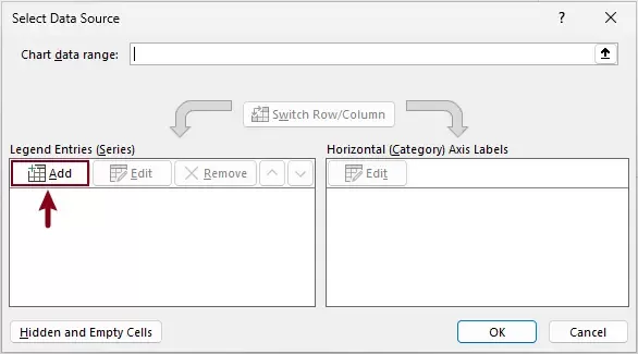 Clicking Add in the Select Data Source dialog box